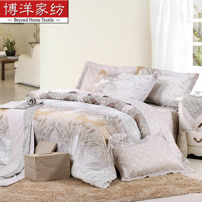 博洋家紡貢緞活性印花四件套W91104069101 精致睡眠的藝術(shù)與品質(zhì)家居生活